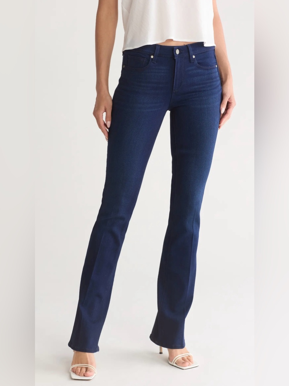 PAIGE Manhattan Bootcut Jeans in Ayleen Wash